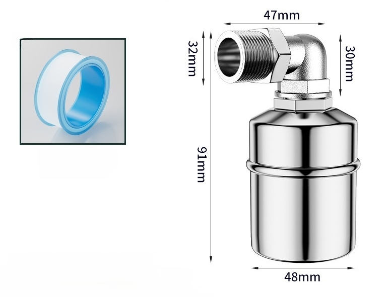 不銹鋼水滿自停閥浮球閥
