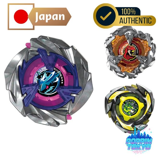 [JAPAN AUTHENTIC] TAKARA TOMY BEYBLADE X UX-15 Shark Scale Deck Set