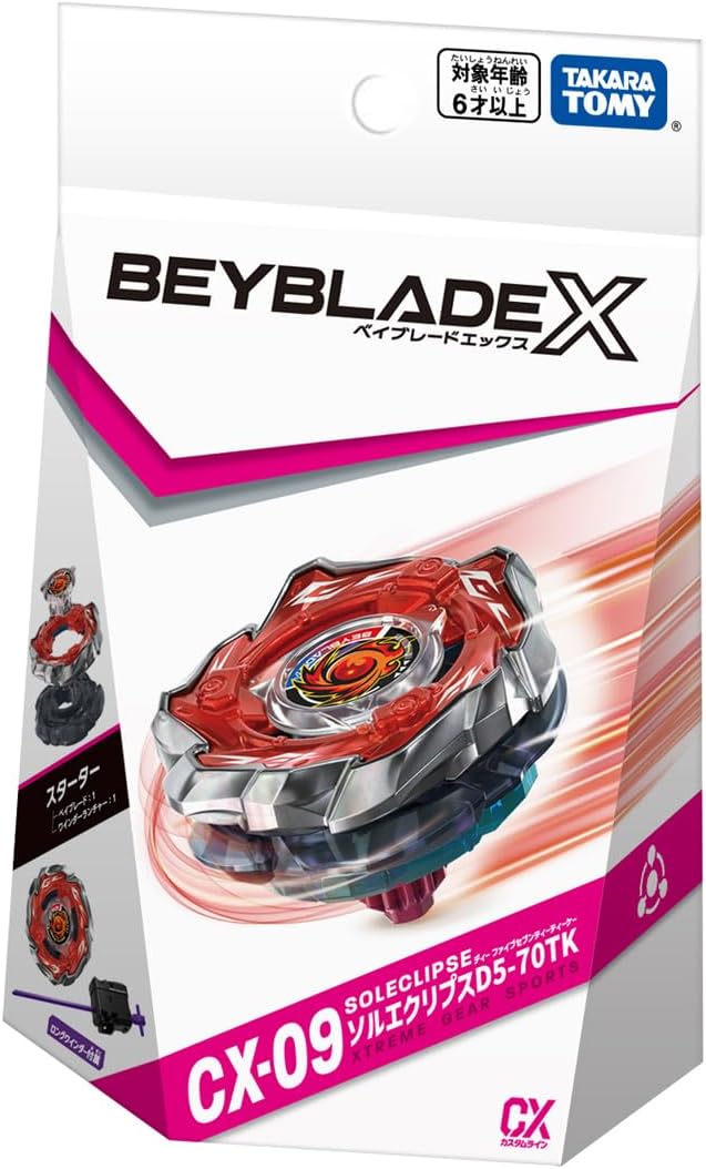 TAKARA TOMY BEYBLADE X CX-09 Sol Eclipse Starter D5-70TK