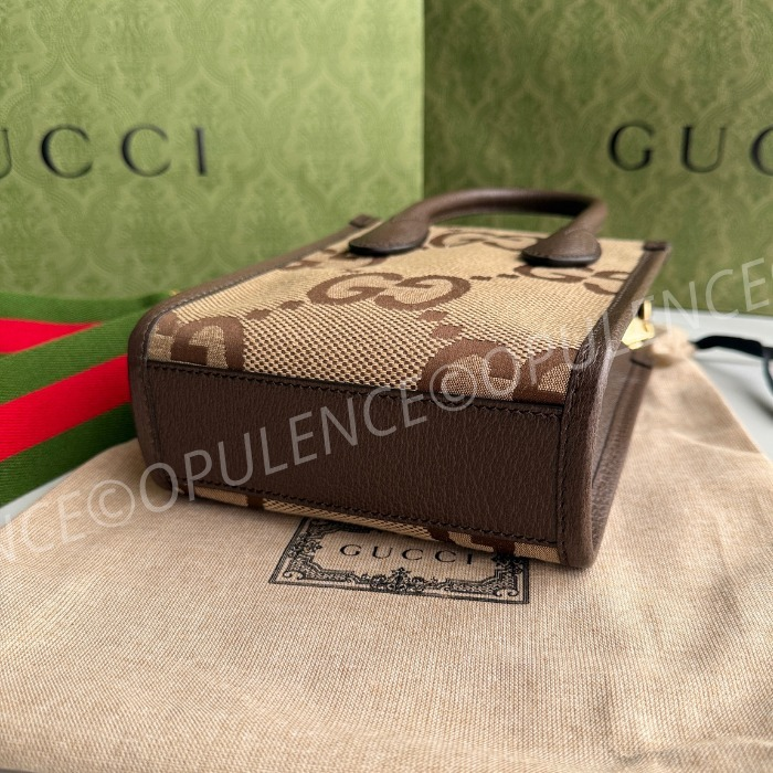 GUCCI グッチ 人気 ジャンボ GG ミニ トート/ショルダーバッグ