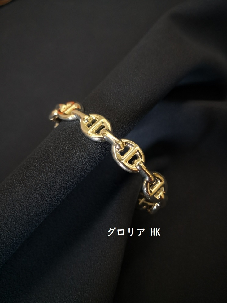 ★入手困難★【HERMES】 Chaine d‘Andre Enchainee バングル MM