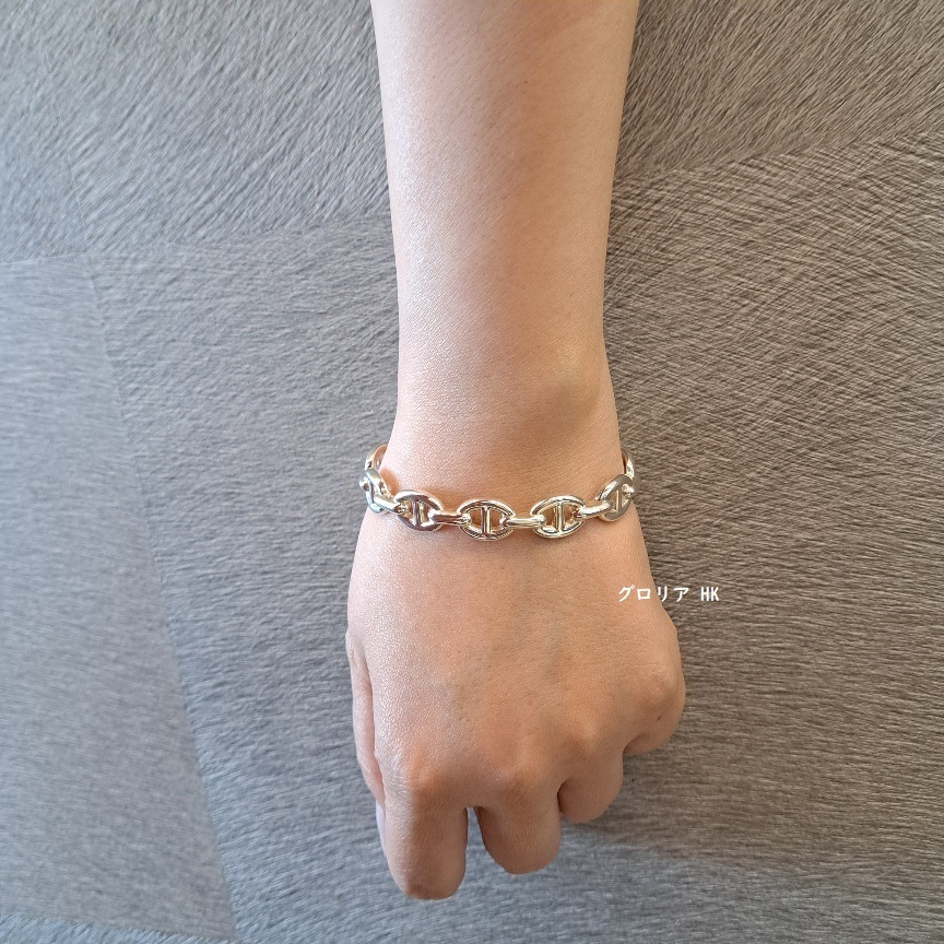 ★入手困難★【HERMES】 Chaine d‘Andre Enchainee バングル MM