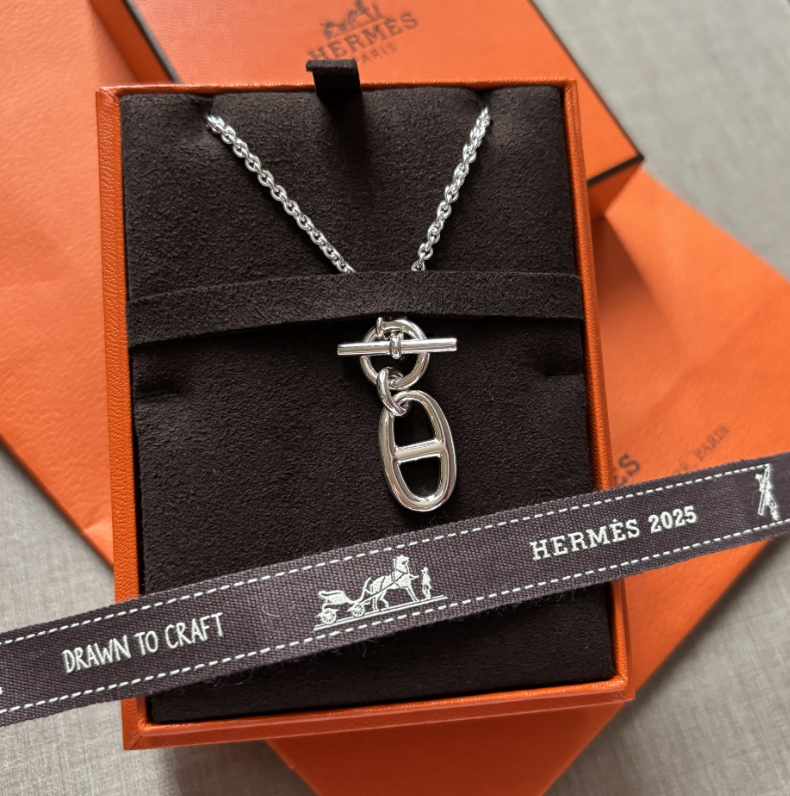 大人気で入手困難【HERMES】シェーヌダンクル ネックレス