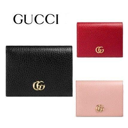 GUCCI ★ GGマーモント ダブルG 二つ折り 財布 ★関税・送料込み