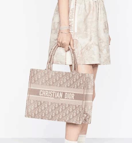 【新作★即納！】 DIOR BOOK TOTE トートバッグ ピンク 関税込