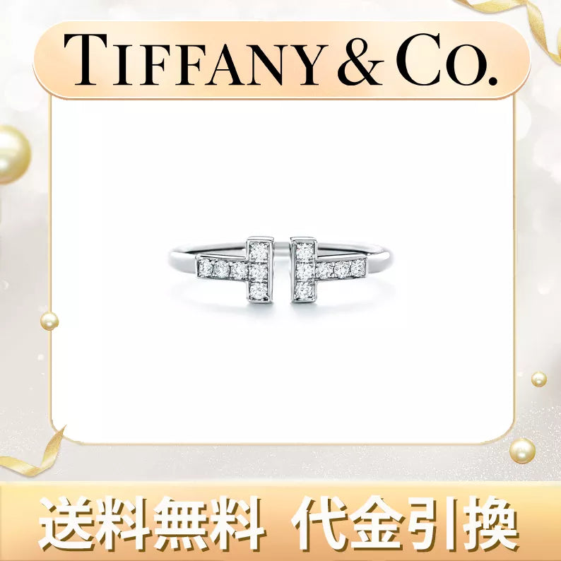 【tiffany】ダイヤモンド ワイヤー リング
