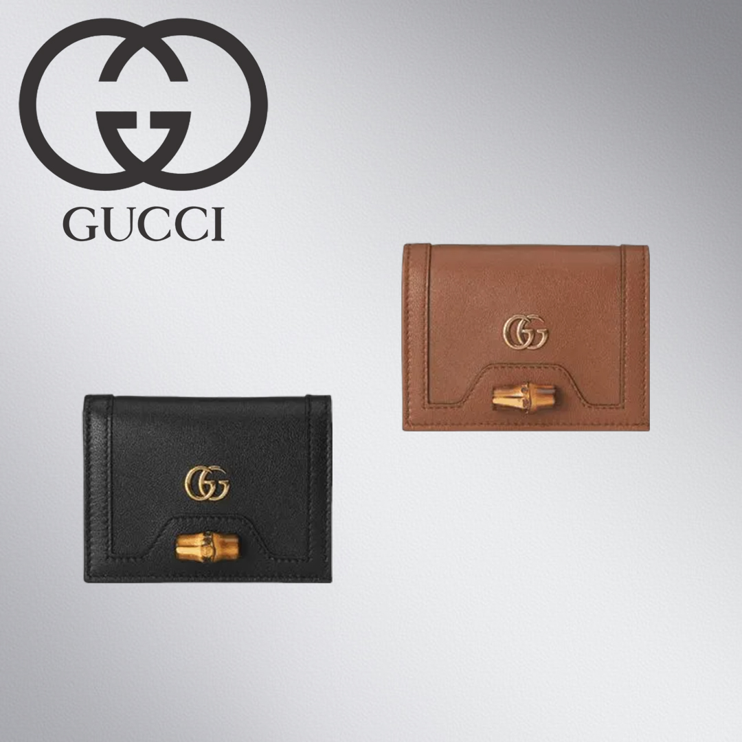 【Gucci】バンブー付き カードケース ウォレット