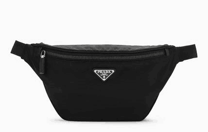 PRADA★ブラック リナイロン ベルトバッグ★関税込み