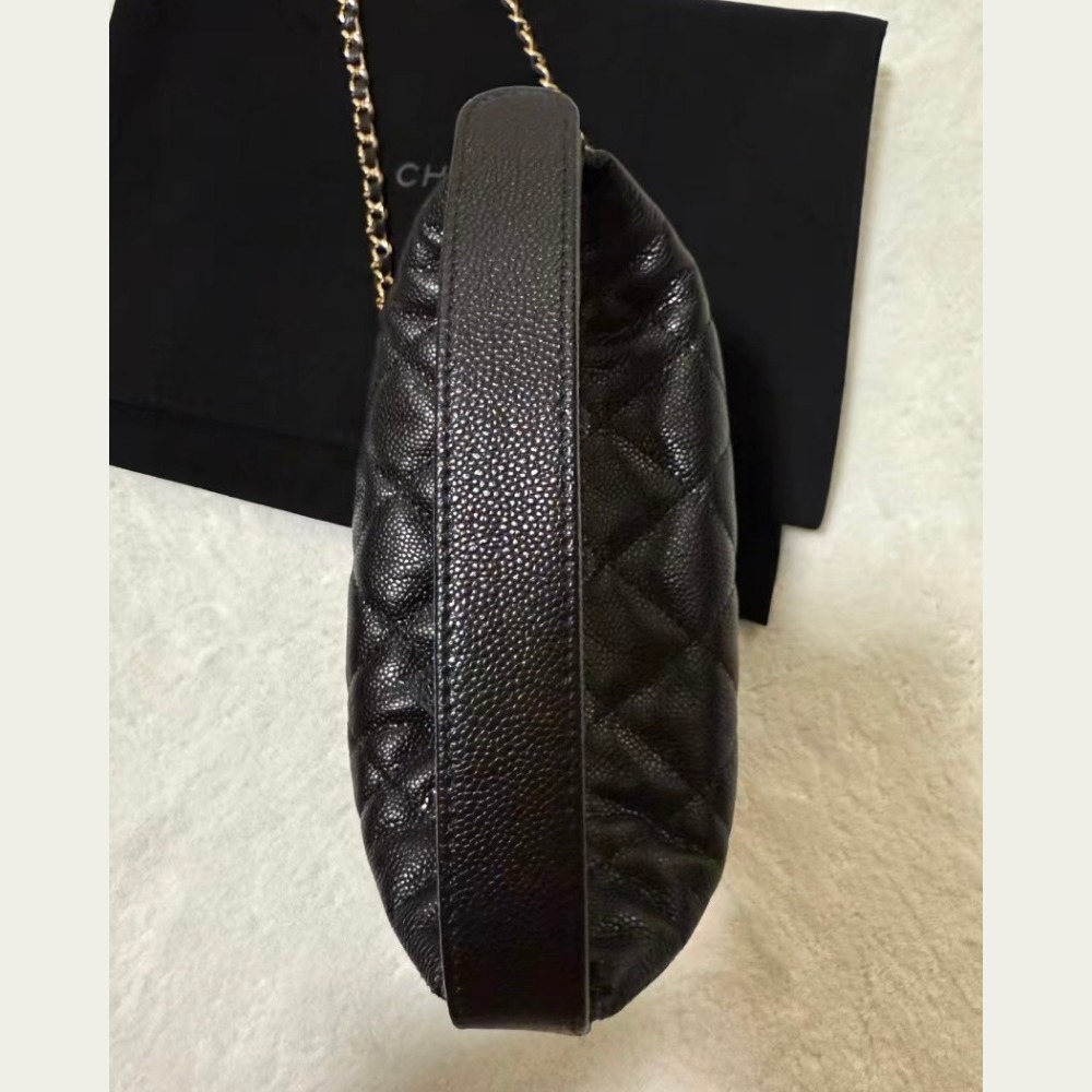 CHANEL 【シックなブラック♡】2way ホーボーバッグ