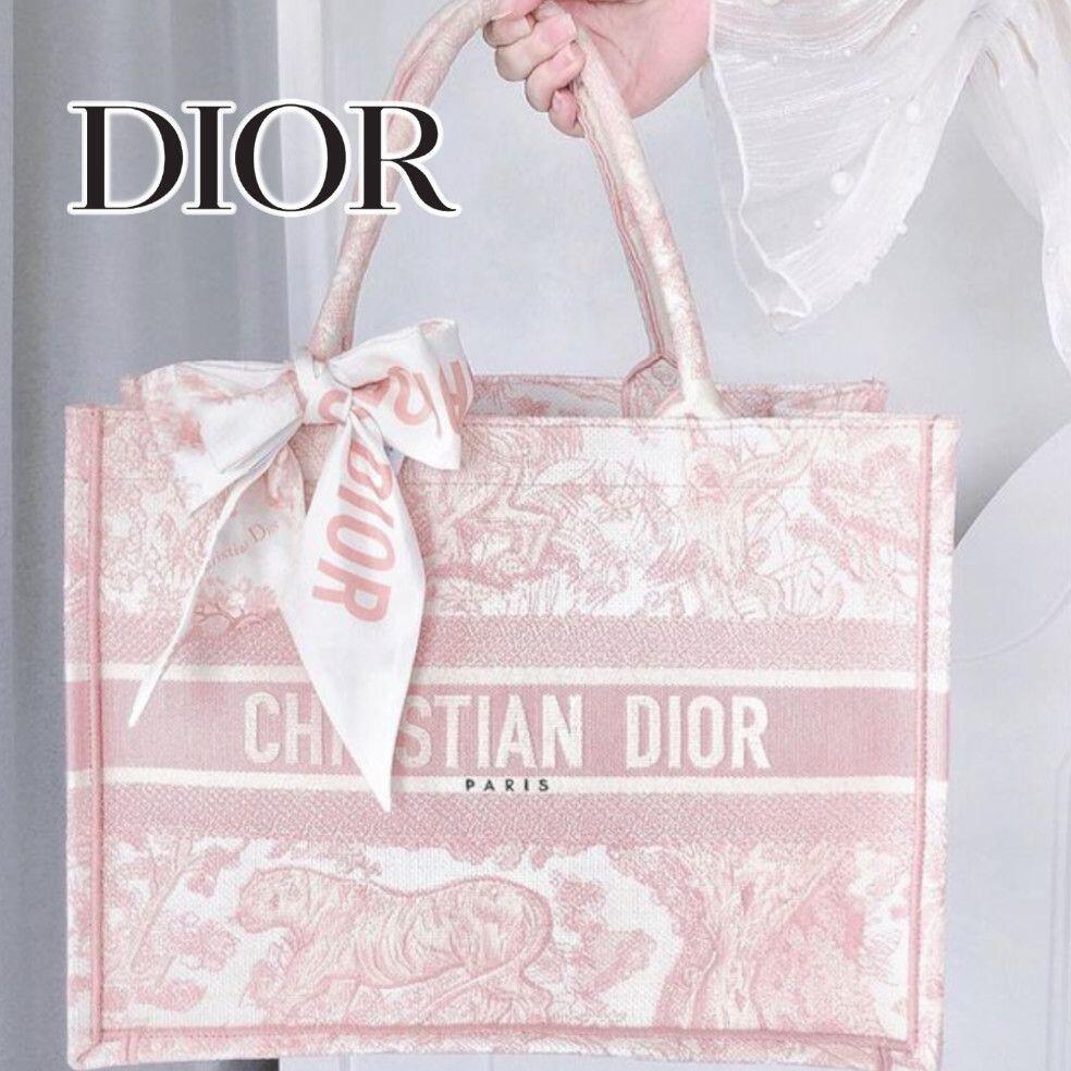 【ディオール】大人気 DIOR ブックトート キャンバス ラージ