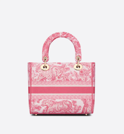 追跡付き発送【Dior】LADY D-LITE ミディアムバッグ