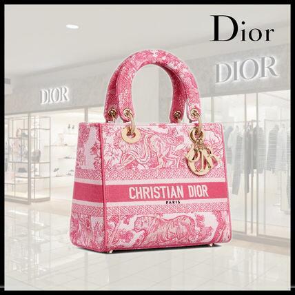 追跡付き発送【Dior】LADY D-LITE ミディアムバッグ