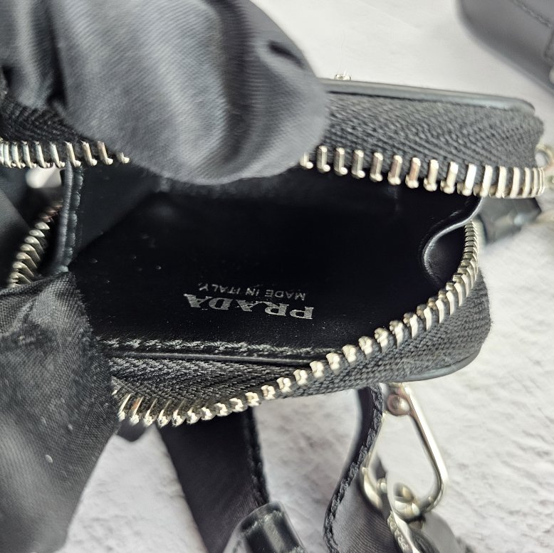 ★関税込★PRADA★Re-Nylon ブラッシュドレザークロスバッグ★