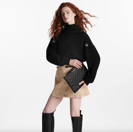 Louis Vuitton クラッチバッグ 希少＊モダン可愛い【Louis Vuitton】デイリーポーチ クラッチ(15)