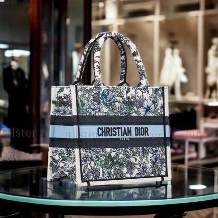新作【DIOR】ディオール ブックトート スモール フラワー バッグ