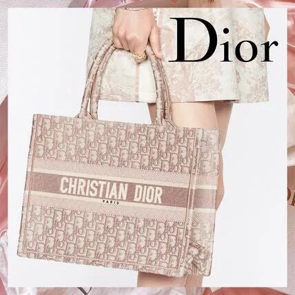 【新作★即納！】 DIOR BOOK TOTE トートバッグ ピンク 関税込