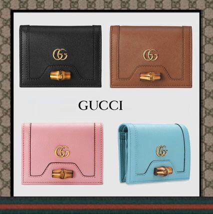 【Gucci】バンブー付き カードケース ウォレット