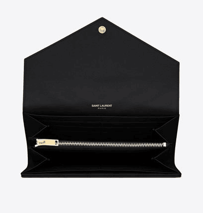 【Saint Laurent】定番！モノグラム キルティングレザー 長財布