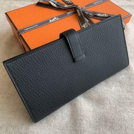 【 特別なオファー】【入手困難★超レア】エルメス Bearn べアン スフレ 長財布 黒