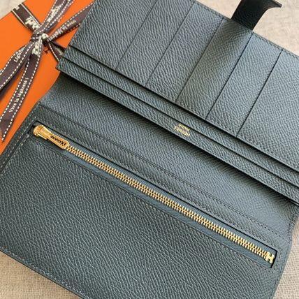 【 特別なオファー】【入手困難★超レア】エルメス Bearn べアン スフレ 長財布 黒