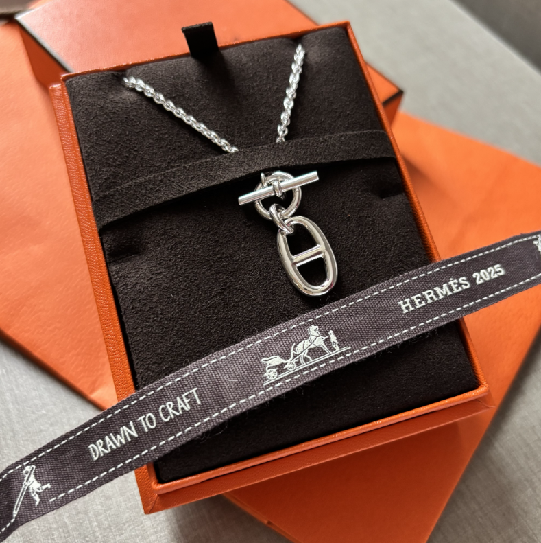 大人気で入手困難【HERMES】シェーヌダンクル ネックレス