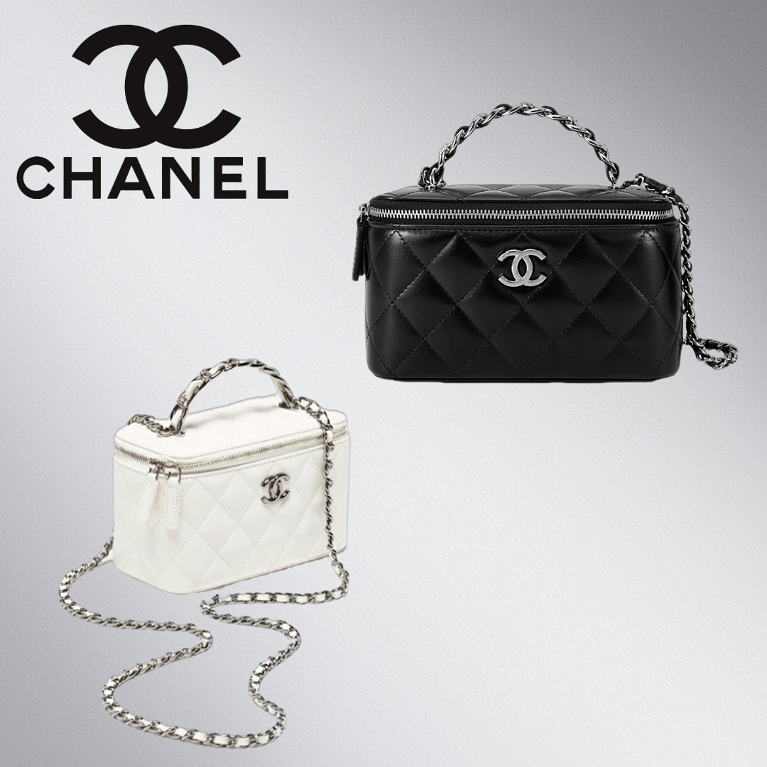 23K★大人シックに決まる★CHANEL★バニティケース★新ハンドル