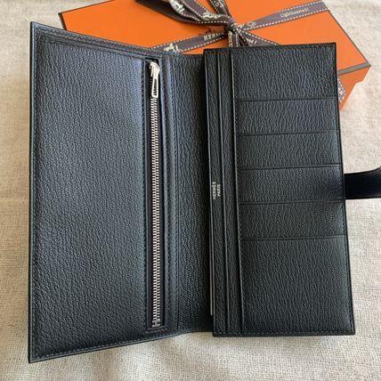 【 特別なオファー】【入手困難★超レア】エルメス Bearn べアン スフレ 長財布 黒