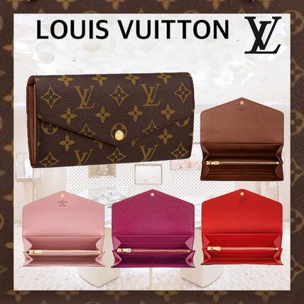 国内即発 LV 大人気 ポルトフォイユサラ 長財布 モノグラム 牛革