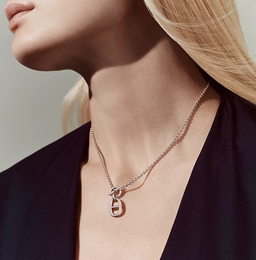 大人気で入手困難【HERMES】シェーヌダンクル ネックレス