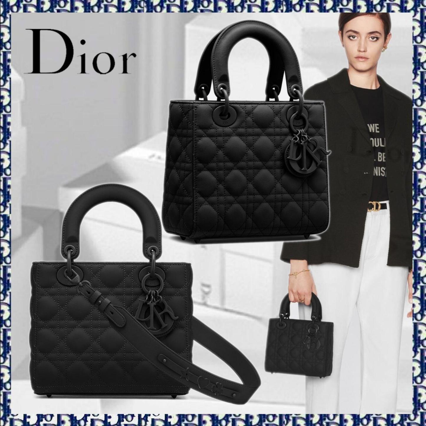 【すぐ届く】☆DIOR　ハンドバック☆LADY DIORミディアム