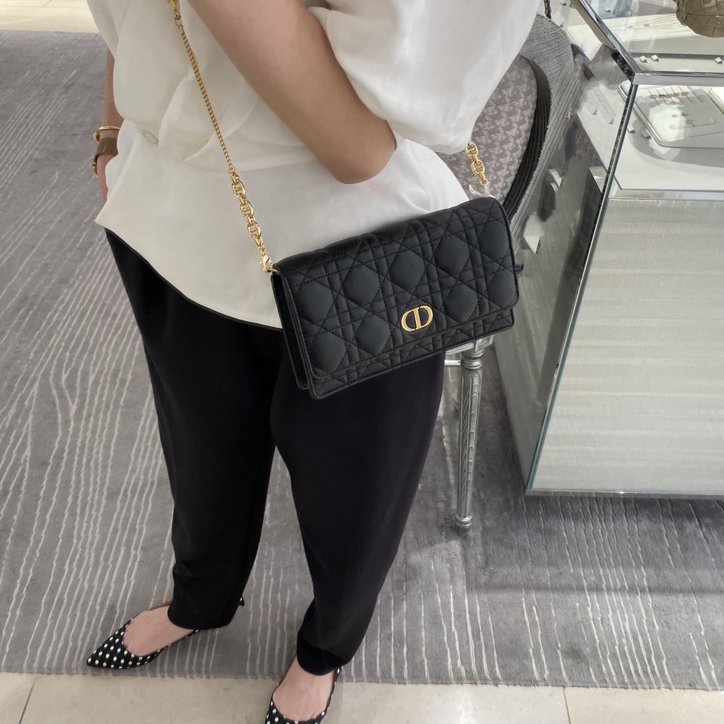 追跡付き発送【Dior】カラバリあり♪２WAY♪DIOR CARO ポーチ