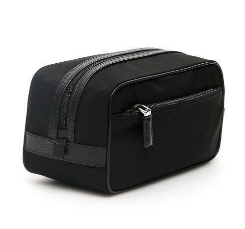 関税送料無料【PRADA】NYLON AND SAFFIANO POUCH