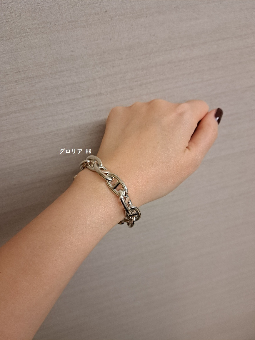 ☆直営店☆ 【HERMES】 シェーヌ・ダンクル ブレスレット GM
