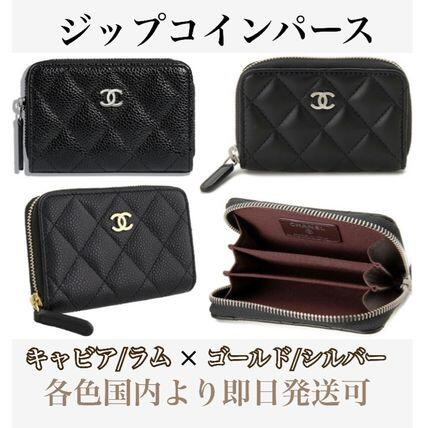 すぐ届く！CHANELクラシックジップコインパース☆素材金具各種