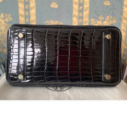 HERMES バーキン25 ポロサス クロコダイル ニロティカス 黒G金具