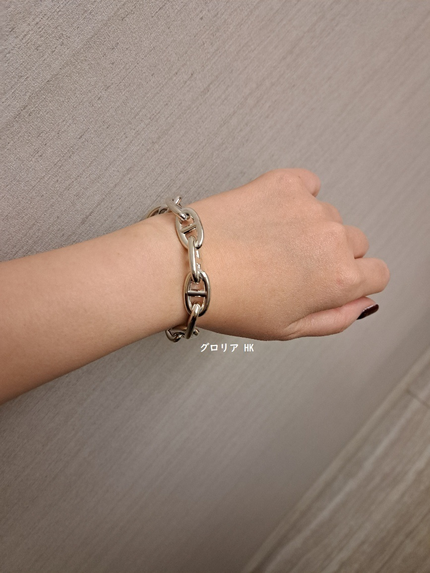 ☆直営店☆ 【HERMES】 シェーヌ・ダンクル ブレスレット GM