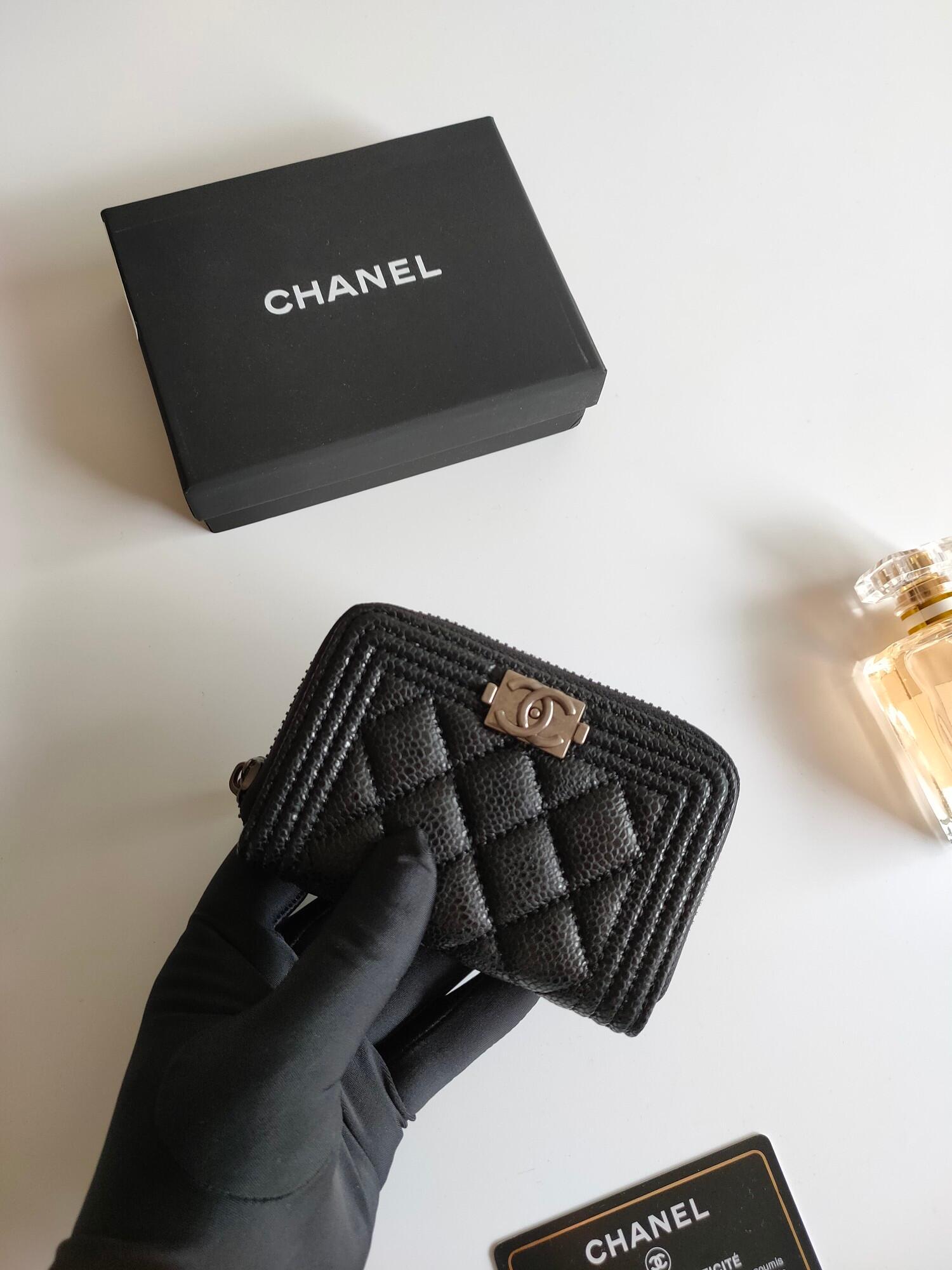 CHANEL☆BOY CHANEL ジップ ウォレット