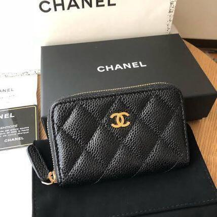 すぐ届く！CHANELクラシックジップコインパース☆素材金具各種