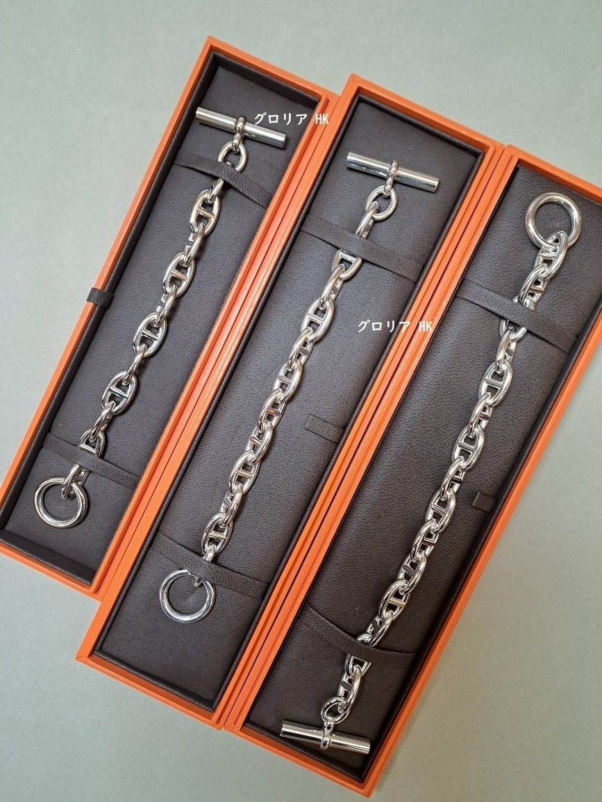 ☆直営店☆ 【HERMES】 シェーヌ・ダンクル ブレスレット GM