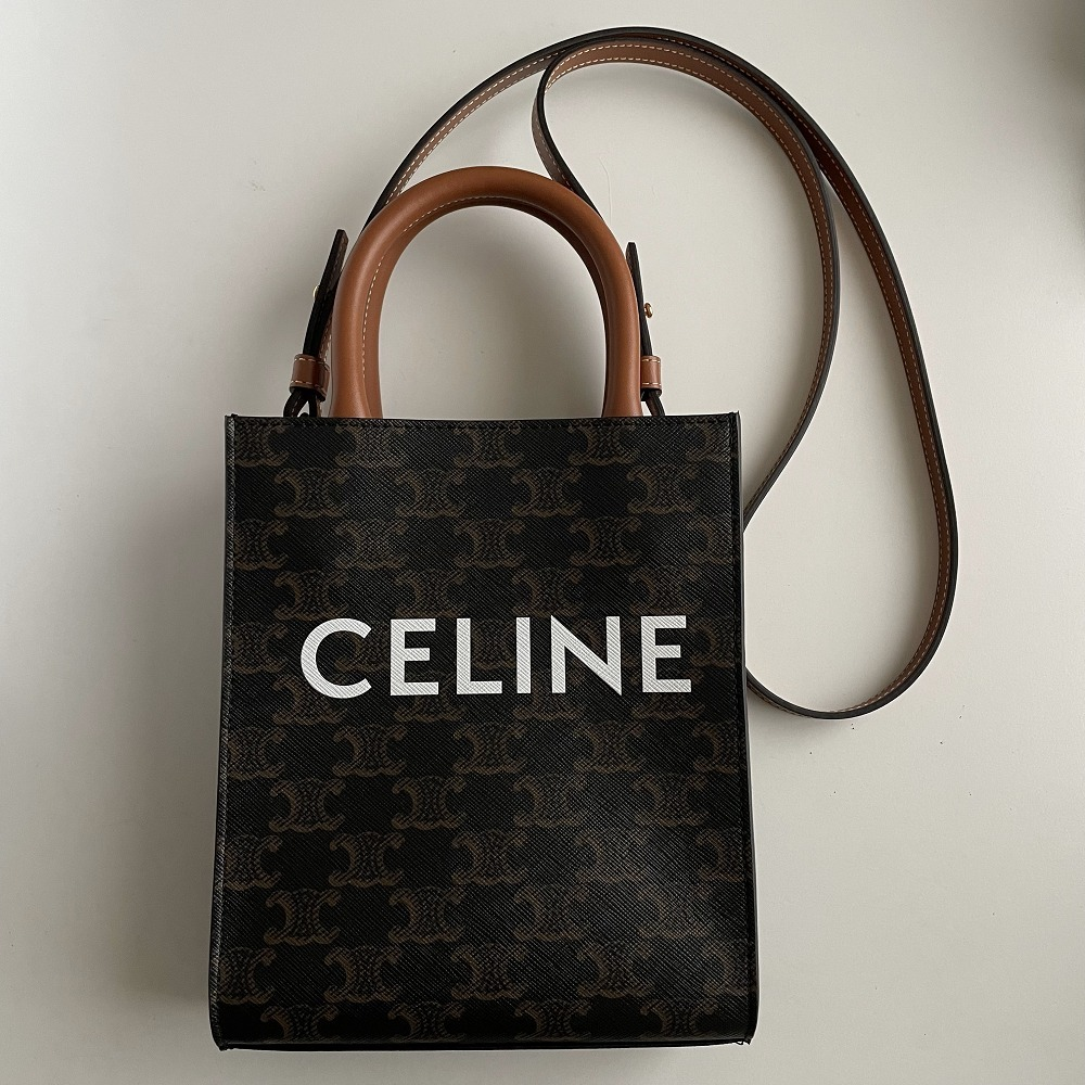 【国内即発】セリーヌ トリオンフ キャンバス ミニ トートバッグ