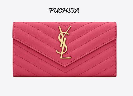 【Saint Laurent】定番！モノグラム キルティングレザー 長財布