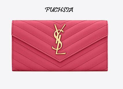 【Saint Laurent】定番！モノグラム キルティングレザー 長財布