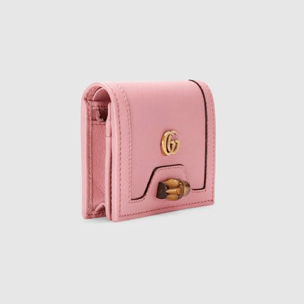 【Gucci】バンブー付き カードケース ウォレット