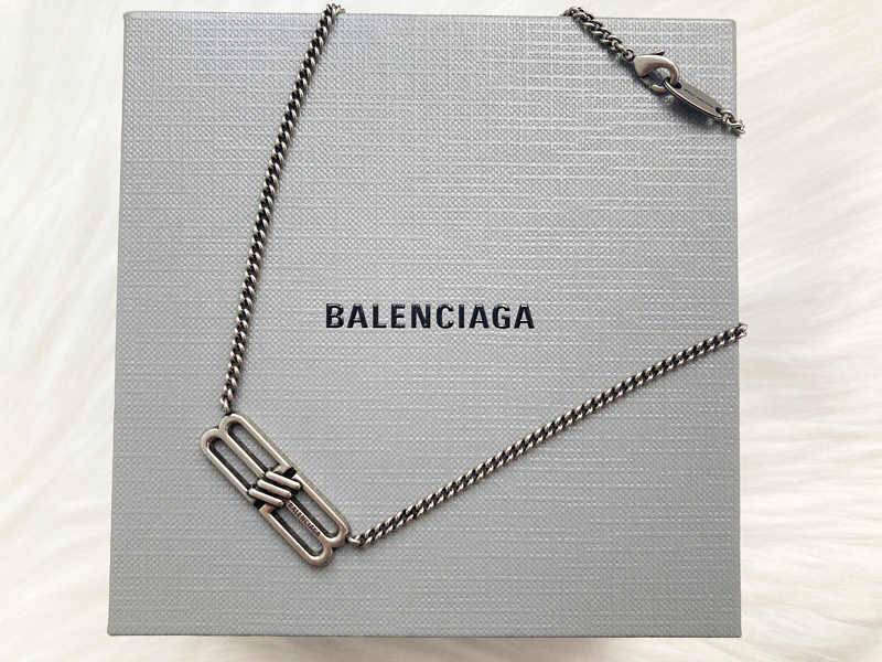 【BALENCIAGA/バレンシアガ】大人気◇BB ICON ネックレス