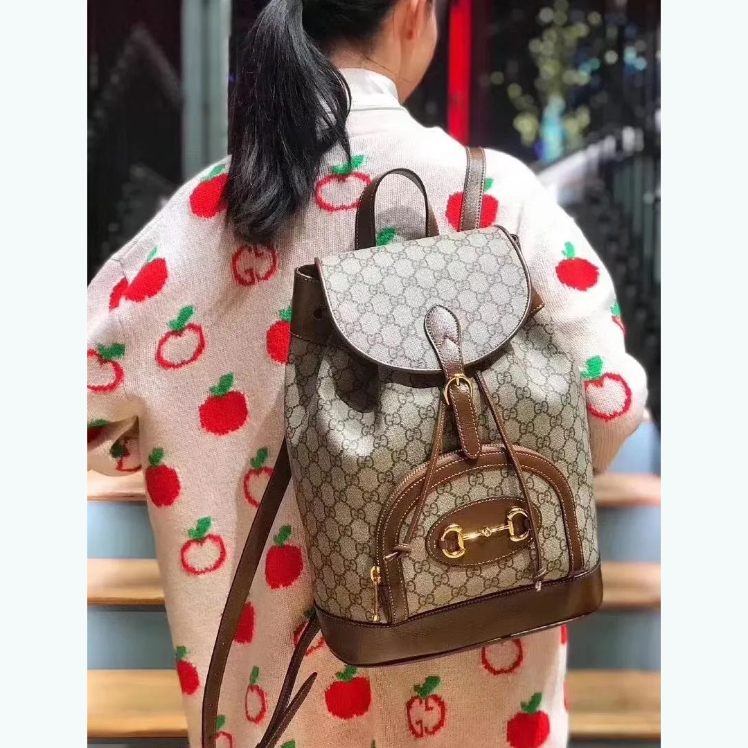 GG(グッチ) 1955 Horsebit バックパックBackpack GG Premium Canvas