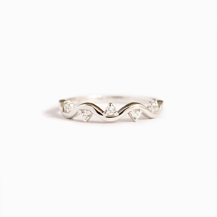 Girl Gang Together Friendship Wave Ring