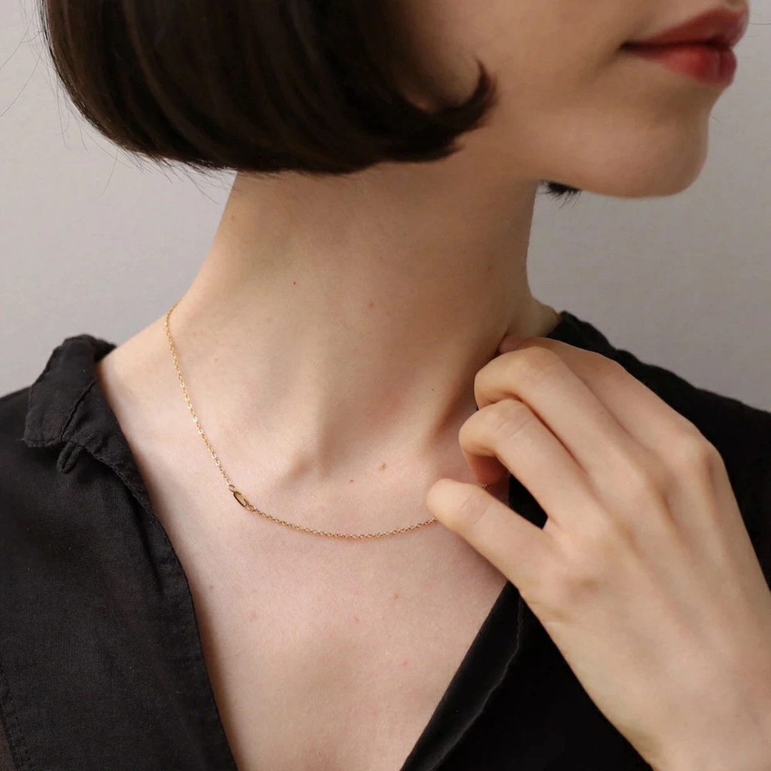 オーダーメイド レター 極細ネックレス
