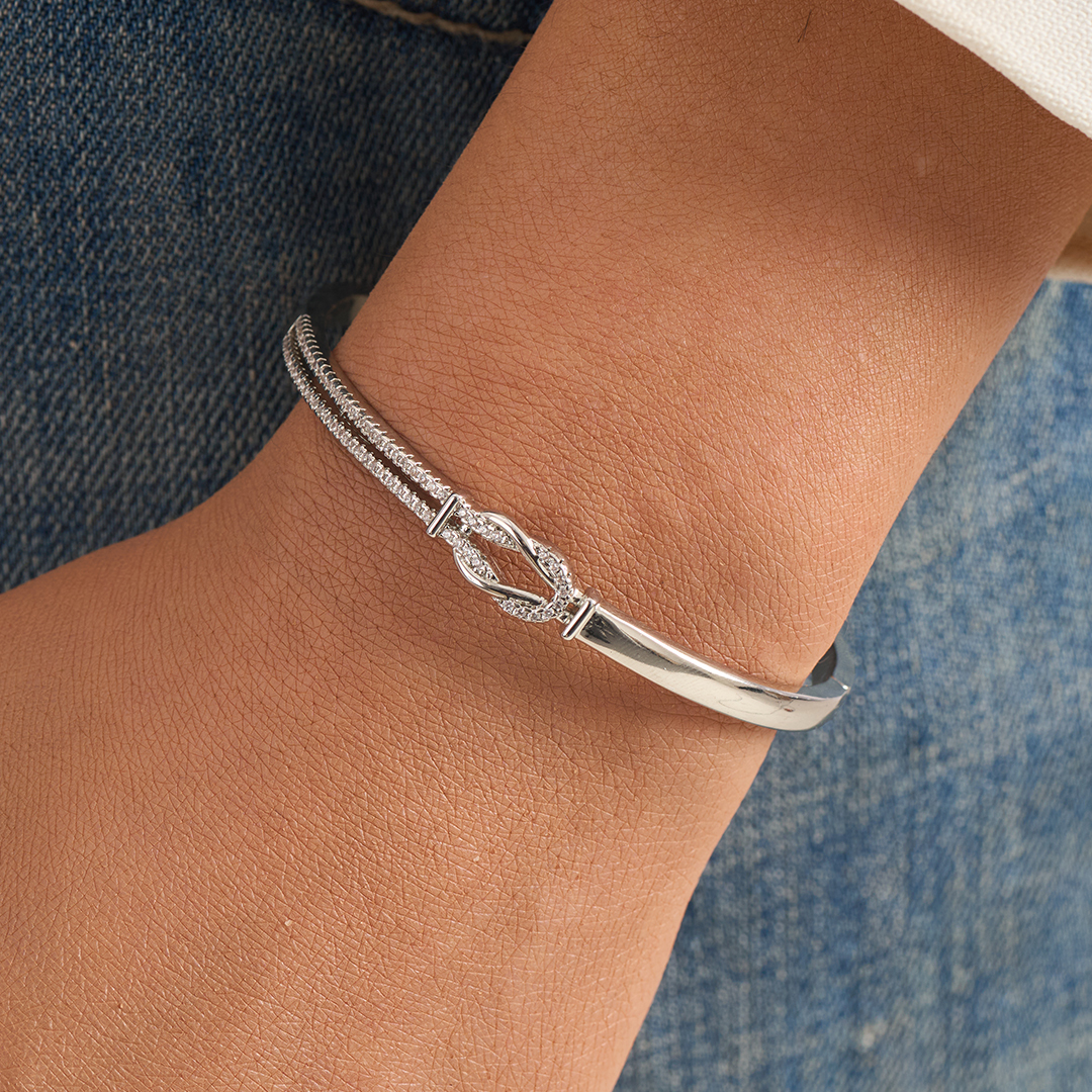 Knot Tied By God Mother-Daughter Bangle