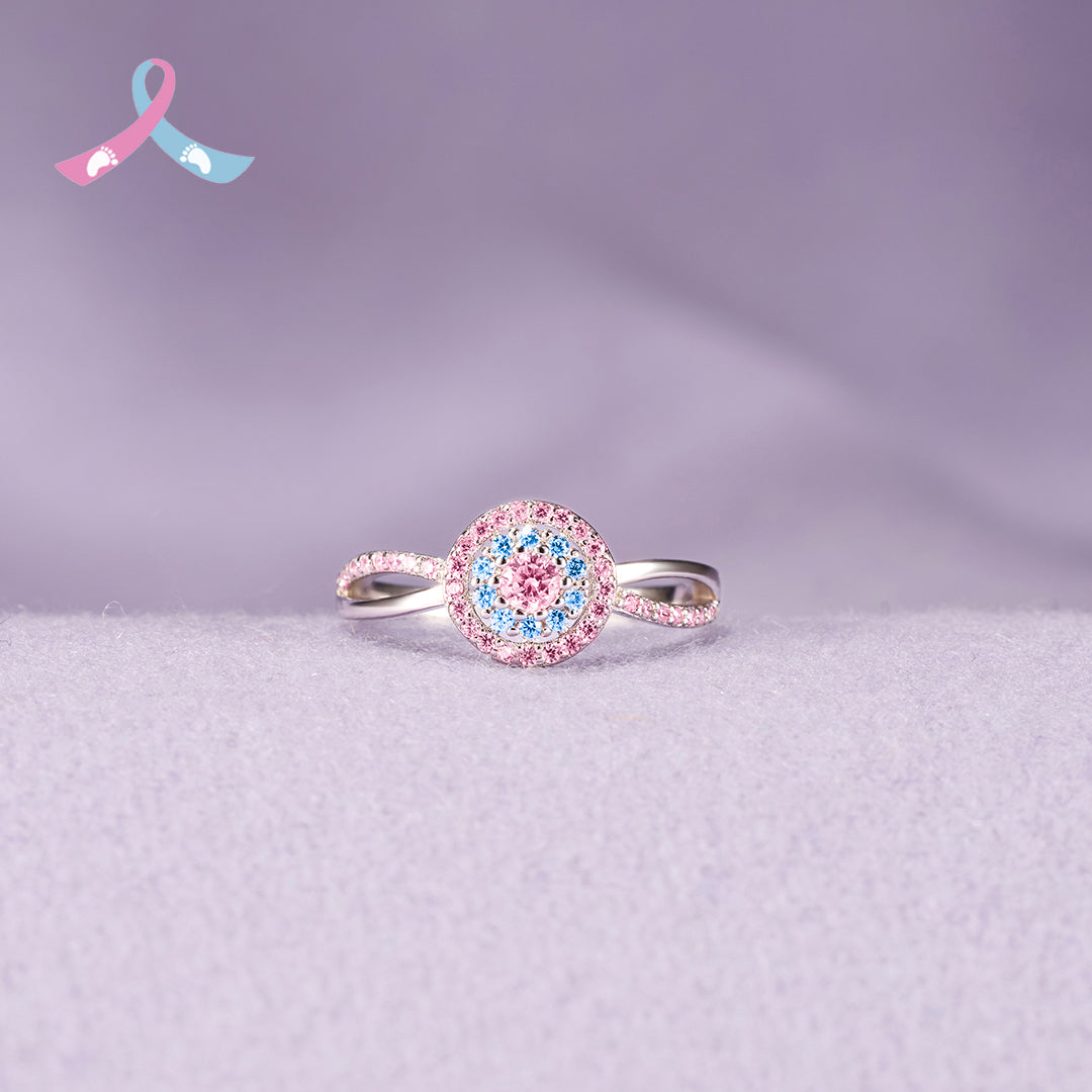 Mama of an Angel Circle Ring