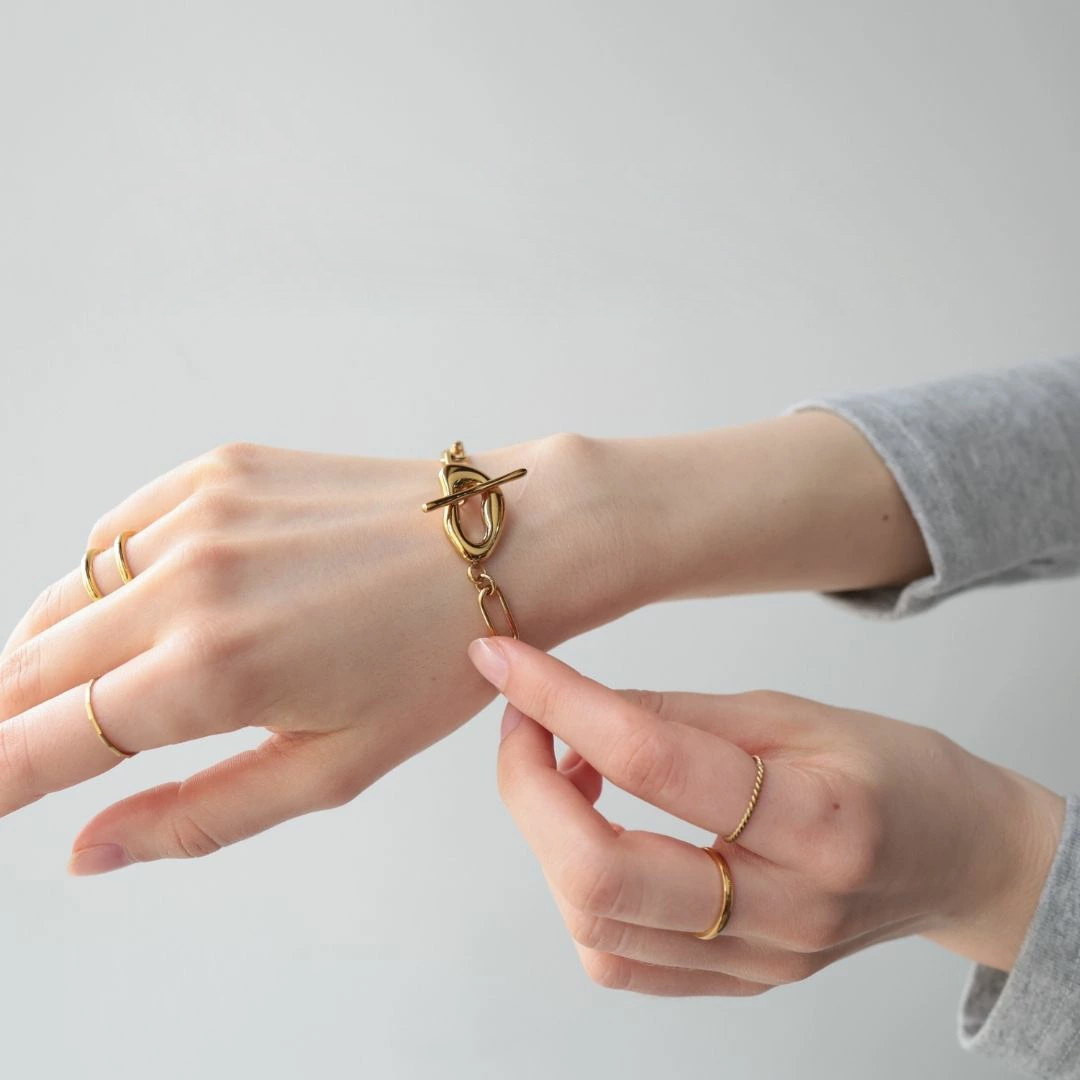 ふたりの小さな鎖の約束ブレスレット